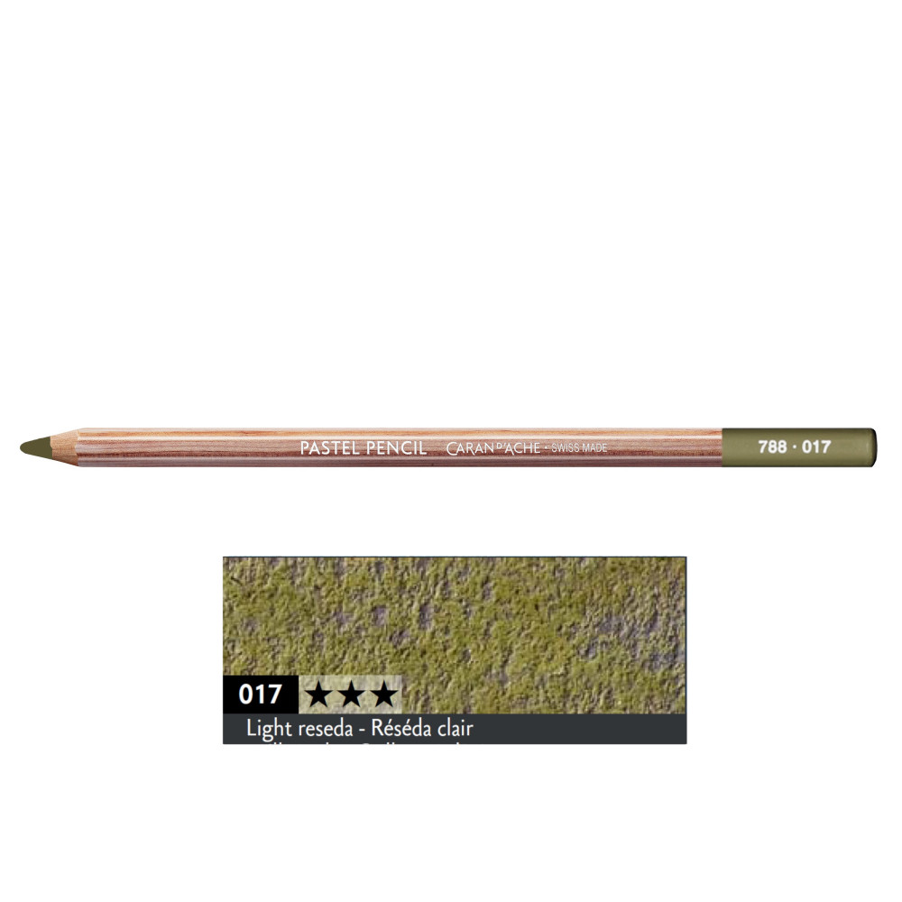 Dry Pastel Pencil - Caran d'Ache - 017, Light Reseda