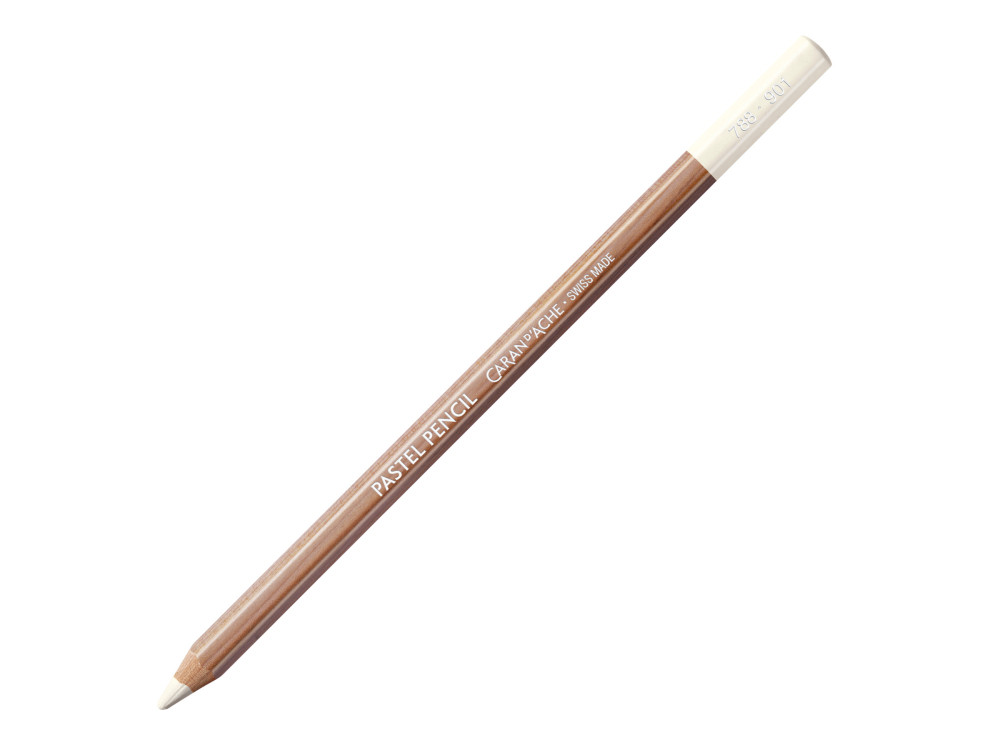 Dry Pastel Pencil - Caran d'Ache - 901, Chinese White