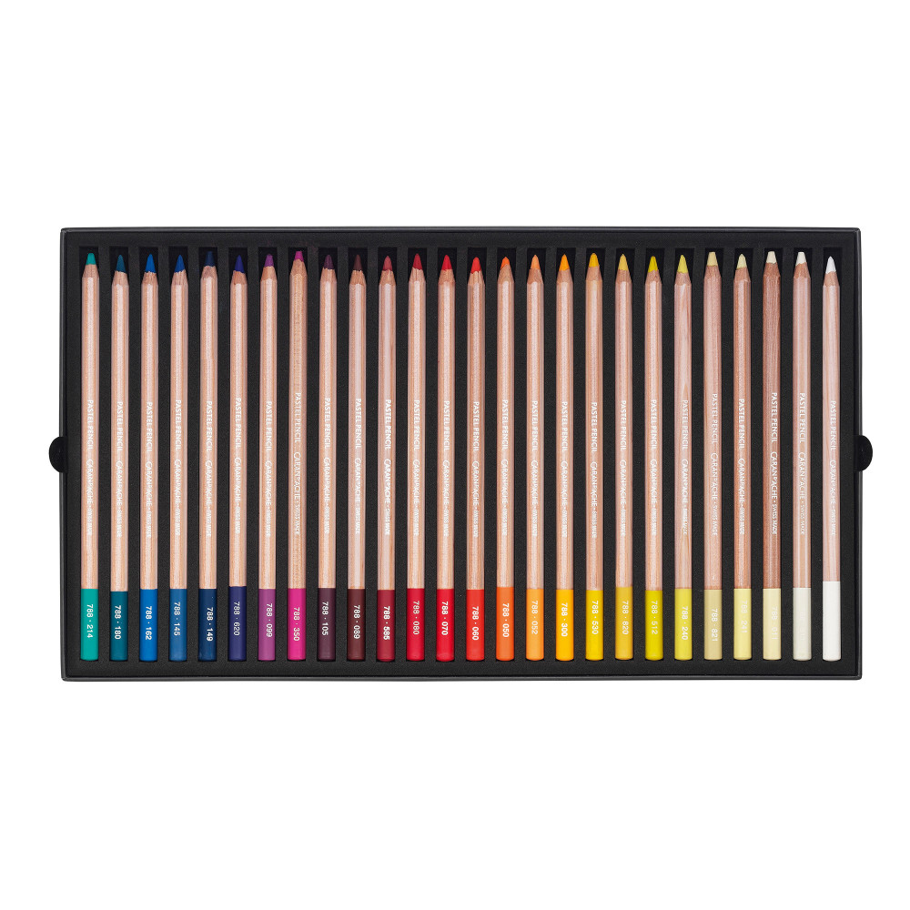 Set of dry Pastel Pencils - Caran d'Ache - 76 colors