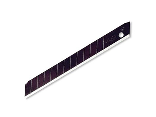 Ostrza segmentowe ABB - Olfa - czarne, 9 mm, 10 szt.