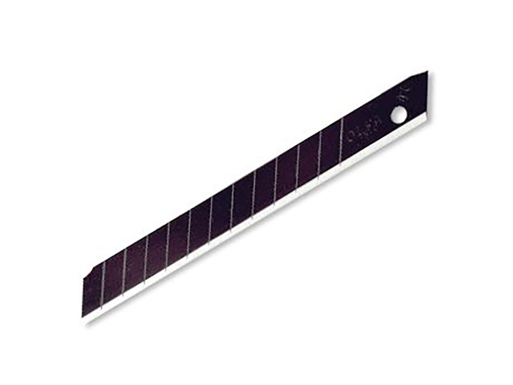 Ostrza segmentowe ABB - Olfa - czarne, 9 mm, 10 szt.