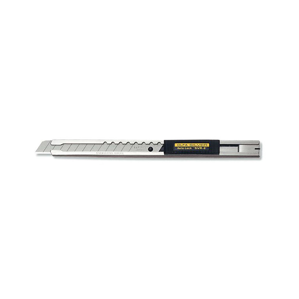 Nóż segmentowy, nierdzewny SVR-2 - Olfa - 9 mm