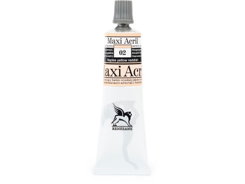 Farba akrylowa Maxi Acril - Renesans - 02, Naples yellow reddish, 60 ml