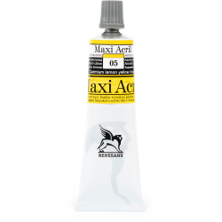 Acrylic paint Maxi Acril - Renesans - 05, cadmium lemon yellow hue, 60 ml
