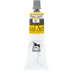 Acrylic paint Maxi Acril - Renesans - 07, cadmium yellow medium hue, 60 ml
