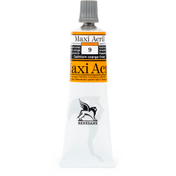 Acrylic paint Maxi Acril - Renesans - 09, cadmium orange hue, 60 ml