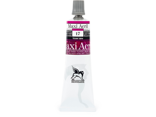 Farba akrylowa Maxi Acril - Renesans - 17, violet lake, 60 ml