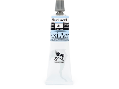 Farba akrylowa Maxi Acril - Renesans - 21, royal blue, 60 ml