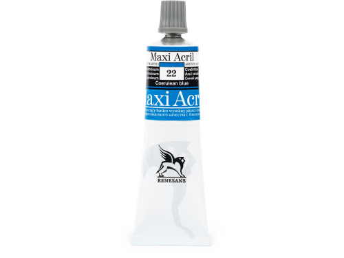 Farba akrylowa Maxi Acril - Renesans - 22, coeruleum blue, 60 ml
