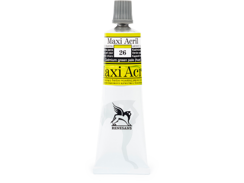 Farba akrylowa Maxi Acril - Renesans - 26, cadmium green pale hue, 60 ml