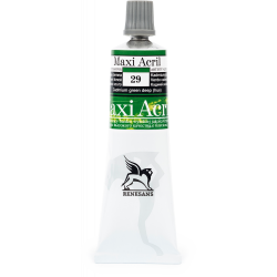 Acrylic paint Maxi Acril - Renesans - 29, cadmium green deep hue, 60 ml