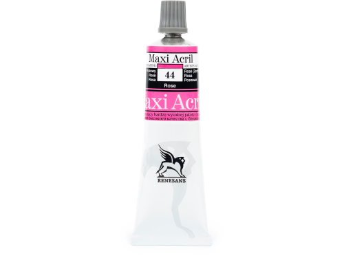 Farba akrylowa Maxi Acril - Renesans - 44, rose, 60 ml