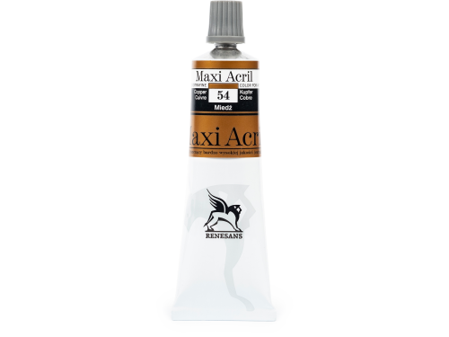 Farba akrylowa Maxi Acril - Renesans - 54, copper, 60 ml
