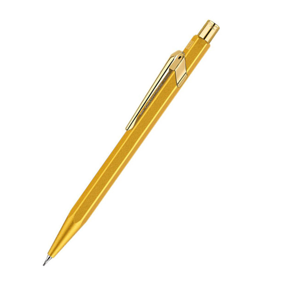 Ołówek mechaniczny 844 Premium z etui - Caran d'Ache - Goldbar, 0,7 mm