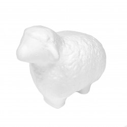 Styrofoam lamb - 9,5 cm