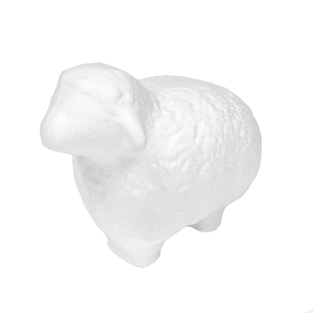 Styrofoam lamb - 9,5 cm