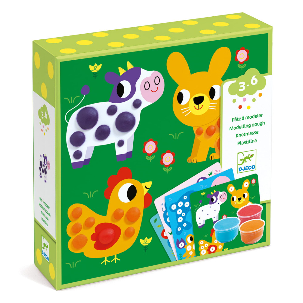 Set of modelling dough for kids - Djeco