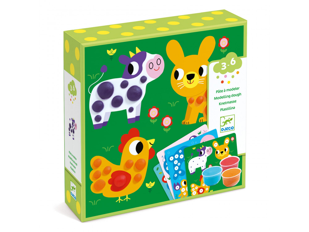 Set of modelling dough for kids - Djeco