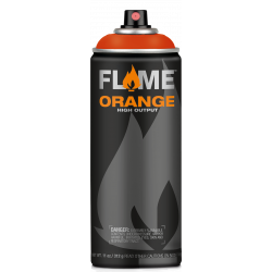 Farba akrylowa w sprayu Flame Orange - Molotow - 214, Red Orange, 400 ml