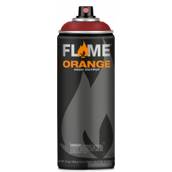 Flame Orange acrylic spray paint - Molotow - 306, Ruby Red, 400 ml
