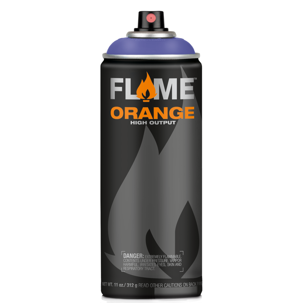 Flame Orange acrylic spray paint - Molotow - 418, Viola, 400 ml