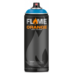 Flame Orange acrylic spray paint - Molotow - 511, Crazy Blue, 400 ml