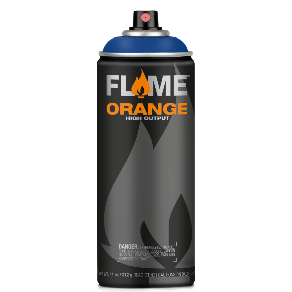Farba akrylowa w sprayu Flame Orange - Molotow - 514, True Blue, 400 ml