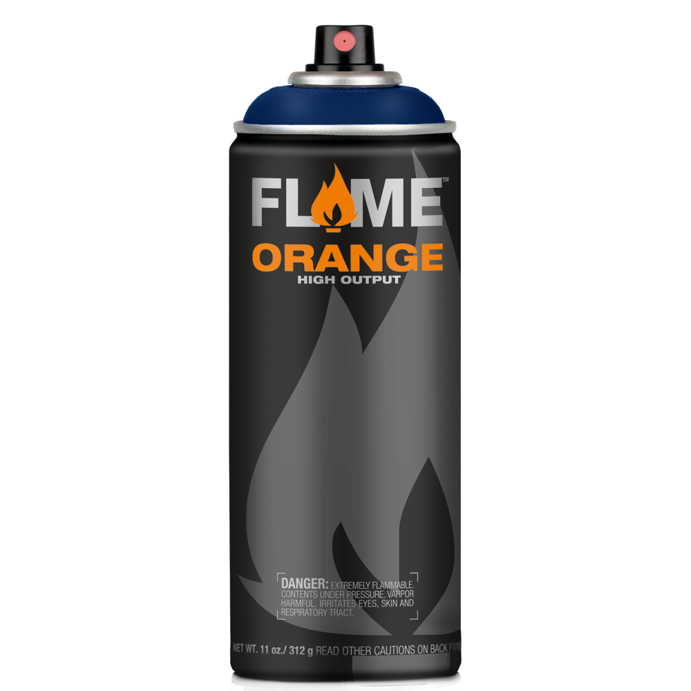 Flame Orange acrylic spray paint - Molotow - 522, Sapphire Blue, 400 ml