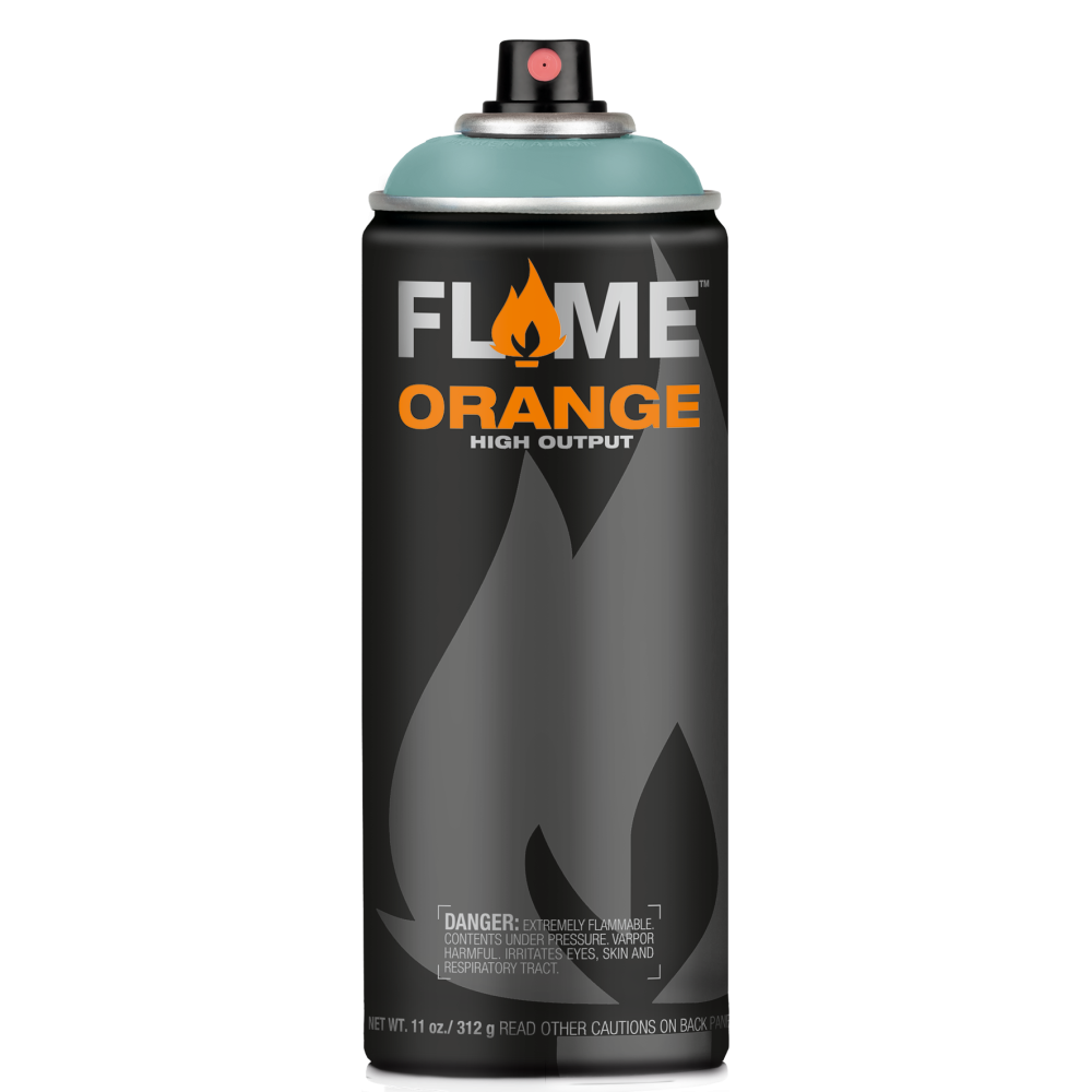 Flame Orange acrylic spray paint - Molotow - 532, Verdigris Middle, 400 ml