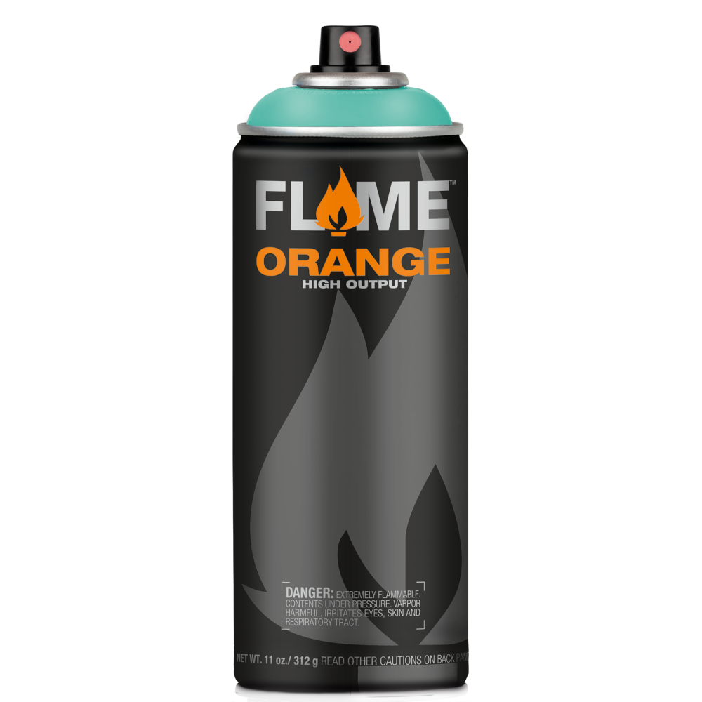Flame Orange acrylic spray paint - Molotow - 602, Riviera, 400 ml