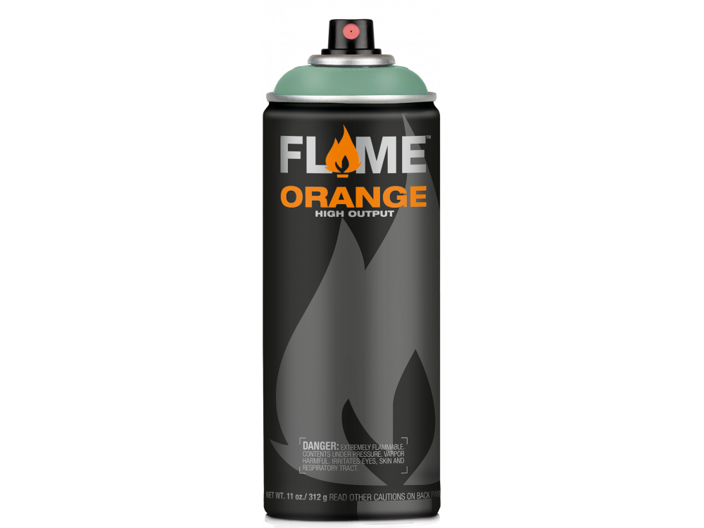 Farba akrylowa w sprayu Flame Orange - Molotow - 609, Sage, 400 ml