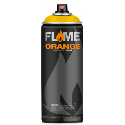 Farba akrylowa w sprayu Flame Orange - Molotow - 622, Mustard Light, 400 ml