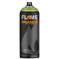 Flame Orange acrylic spray paint - Molotow - 628, Grass Green, 400 ml