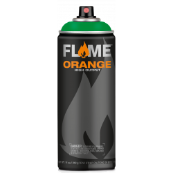 Flame Orange acrylic spray paint - Molotow - 629, Juice Green, 400 ml