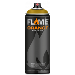 Flame Orange acrylic spray paint - Molotow - 631, Mustard Dark, 400 ml