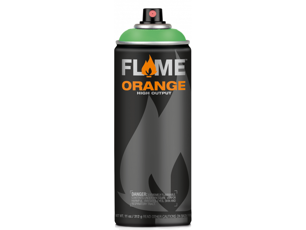 Farba akrylowa w sprayu Flame Orange - Molotow - 667, Crazy Menthol, 400 ml
