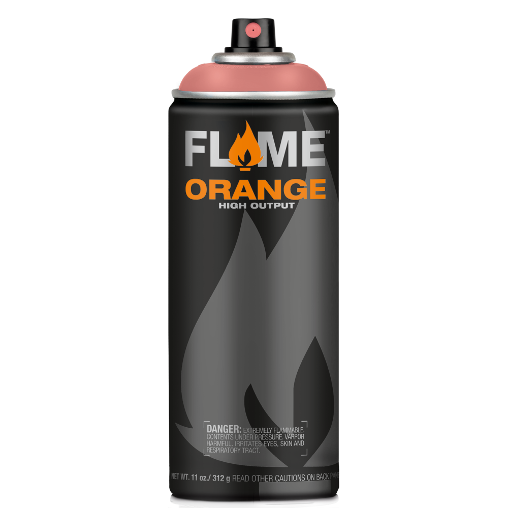 Farba akrylowa w sprayu Flame Orange - Molotow - 697, Cocoa Light, 400 ml