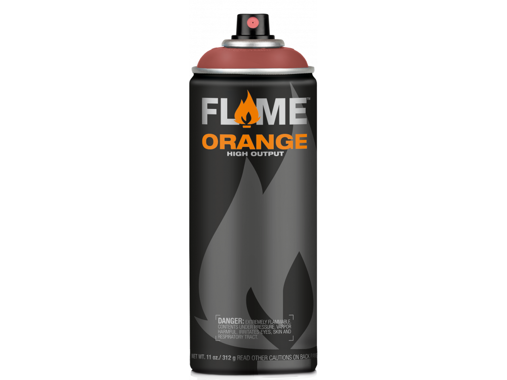 Farba akrylowa w sprayu Flame Orange - Molotow - 698, Cocoa, 400 ml
