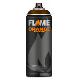 Flame Orange acrylic spray paint - Molotow - 708, Nut, 400 ml