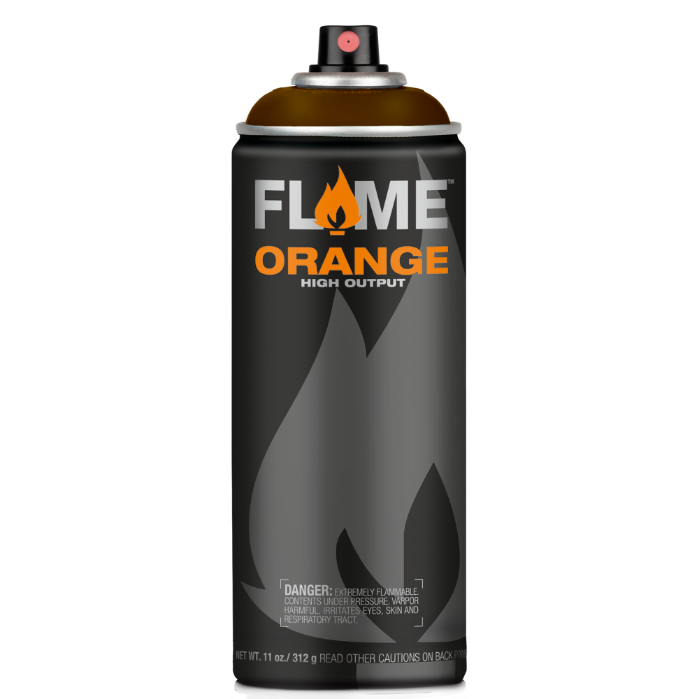 Farba akrylowa w sprayu Flame Orange - Molotow - 708, Nut, 400 ml