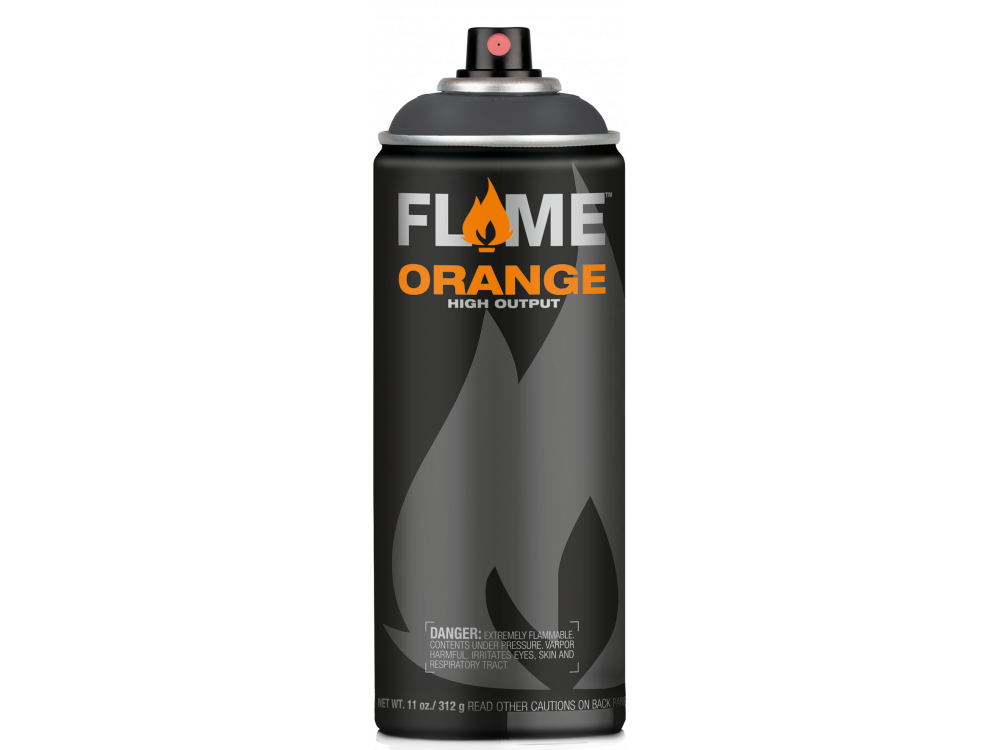 Farba akrylowa w sprayu Flame Orange - Molotow - 844, Anthracite Grey, 400 ml