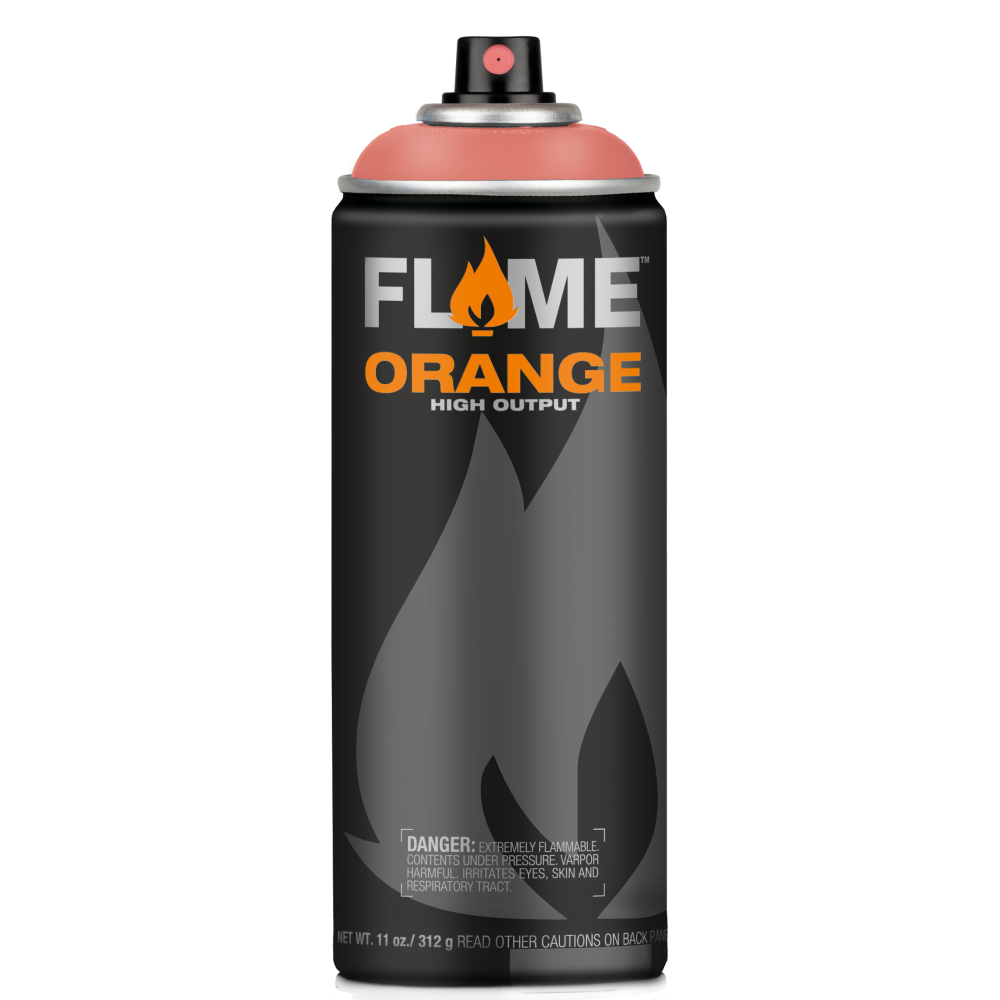 Flame Orange acrylic spray paint - Molotow - 309, Piglet Pink Middle, 400 ml