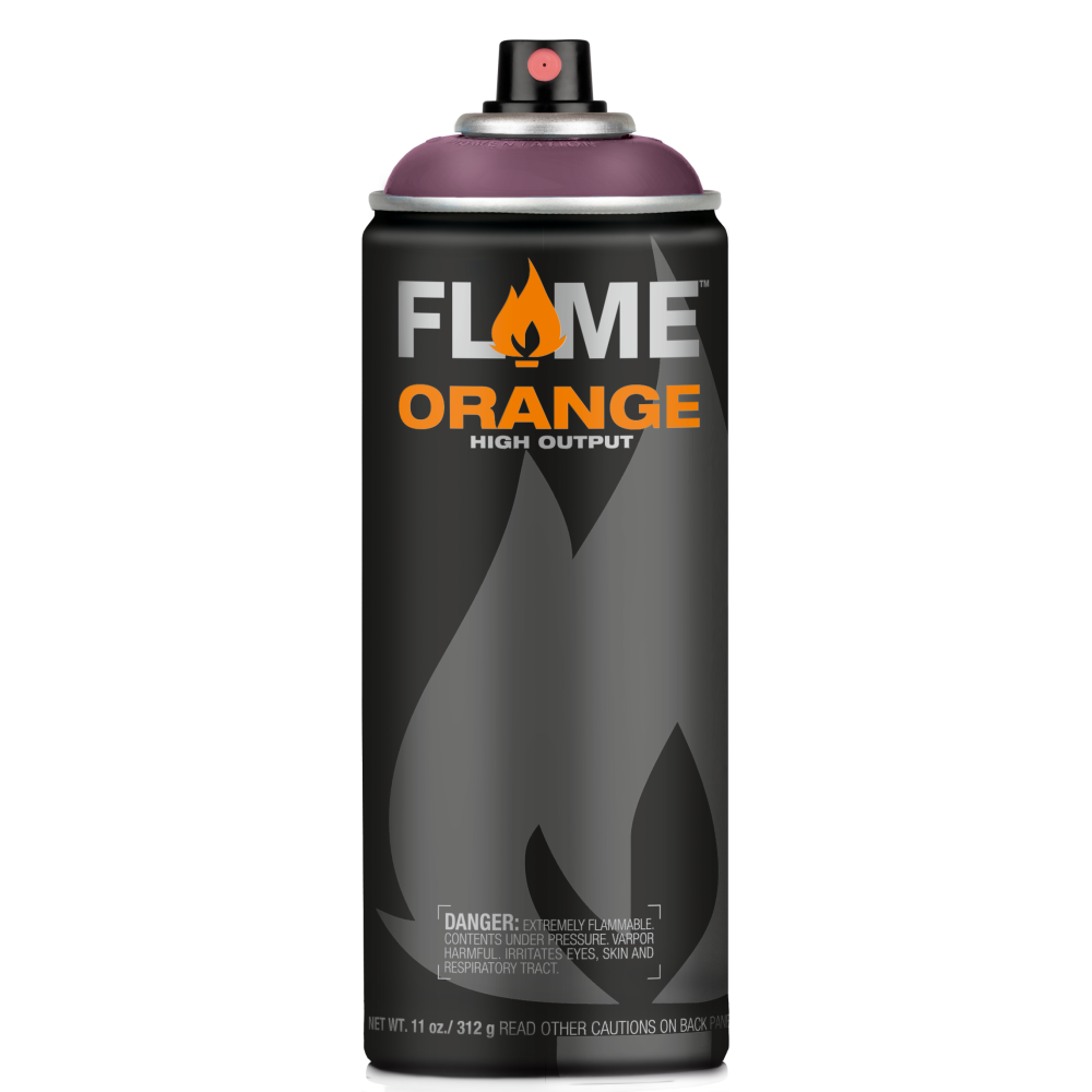 Farba akrylowa w sprayu Flame Orange - Molotow - 403, Deep Violet Dark, 400 ml
