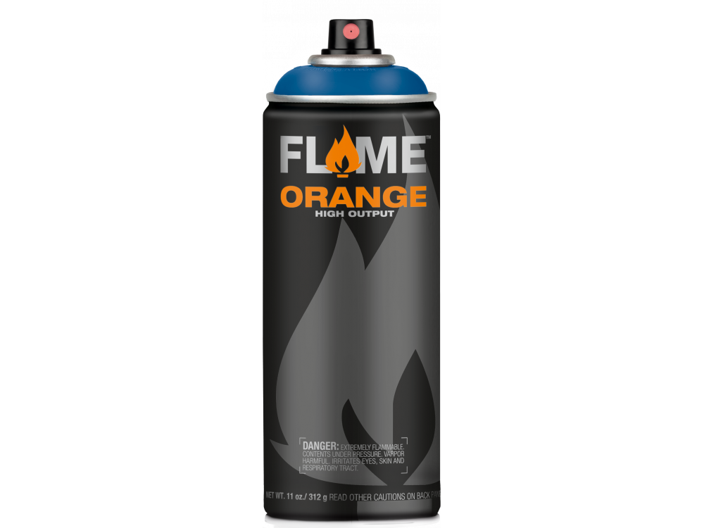 Farba akrylowa w sprayu Flame Orange - Molotow - 520, Cream Blue Dark, 400 ml