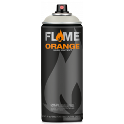 Flame Orange acrylic spray paint - Molotow - 830, Stone Grey Light, 400 ml