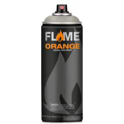 Flame Orange acrylic spray paint - Molotow - 831, Stone Grey Middle, 400 ml
