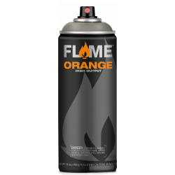 Flame Orange acrylic spray paint - Molotow - 832, Stone Grey, 400 ml