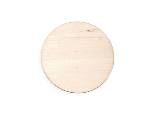 Wooden pad - Simply Crafting - dia. 6 cm