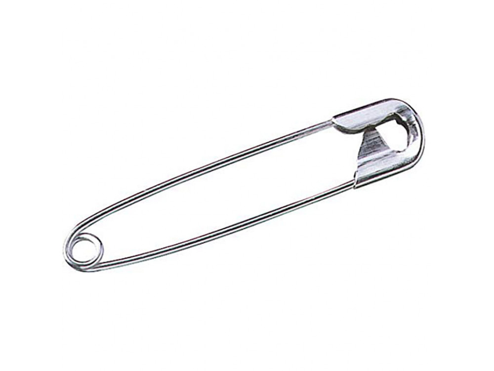 Safety pins - Knorr Prandell - silver, 28 mm, 25 pcs.