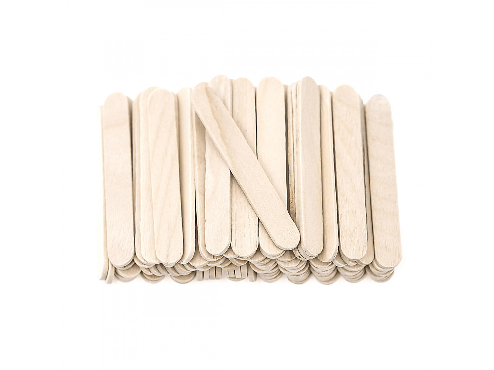 Wooden mini creative sticks - DpCraft - 6,5 x 1 cm, 100 pcs.